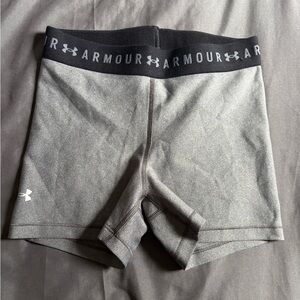 Under Armour Black and Gray Athletic Shorts